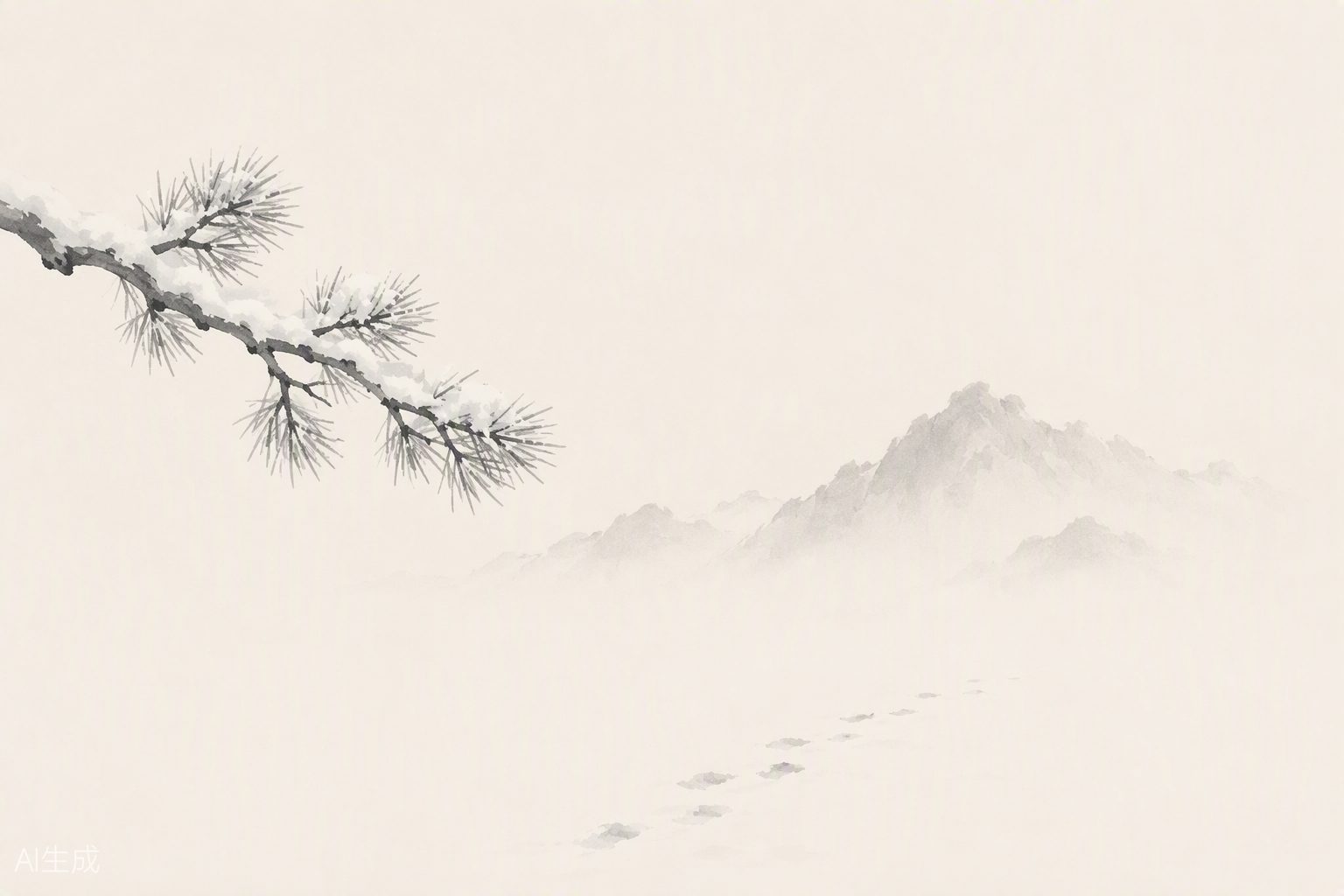 风景与雪景
